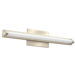 Lithonia FMVCAL 36IN MVOLT 30K 90CRI BN M4 Lithonia Contemporary Arrow Vanity 26 Watt 1900 Lumens 3000K Warm White 36" Length 90 CRI Brushed Nickel