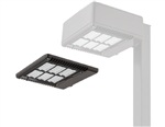 Lithonia KADRD LED 20C 530 40K R4 MVOLT DBLXD 35W LED Contour Soft Square Retrofit Door Area Light, 20 LEDs,530 mA, 4000K, Type IV Distribution, 120-227V, Black Finish