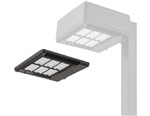 Lithonia KADRD LED 40C 1000 50K R2 120 DWHGXD 141W LED Contour Soft Square Retrofit Door Area Light, 40 LEDs, 1000 mA, 5000K, Type II Distribution, 120V, Textured White Finish