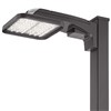 Lithonia KAX1 LED P1 30K R3 MVOLT SPA DDBXD Area Light 50W 3000K Color, Type 3 Distribution, 120-277V Square Pole Mounting, Dark Bronze