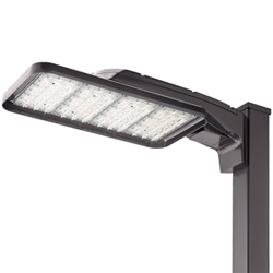 Lithonia KAX2 LED P1 30K R3 MVOLT RPA DWHXD Area Light 200W P1 Performance Package, 3000K Color, Type 3 Distribution, 120-277V, Round Pole Mounting, White