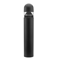 Lithonia KBD6 70M R5 277 DBL LPI 6" Round Architectural Bollard, 70W High Pressure Sodium, Type V Distribution, 277V, Magnetic Ballast, Black Finish, Lamp Included