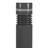Lithonia KBC8 70M R5 120 DGCXD LPI 8" Round Architectural Bollard, 70W Metal Halide, Type V Distribution, 120V, Magnetic Ballast, Super Durable Charcoal Gray Finish, Lamp Included