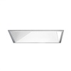 Lithonia LSW6AR TRBL LD TRIM 6 Inch Square Clear Wallwash LED Trim, Black Reflector Flange, Matte Diffused Finish