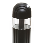 Lithonia MRBX 35S SYM 120 LPI 35W High Pressure Sodium Omero Architectural Bollard Area Light, Type V Symmetric Distribution, 120V, Lamp Included, Dark Bronze Finish