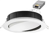 Lithonia WF6 ADJ LED 30K40K50K 90CRI ORB M6 6" Gimbal Wafer-Thin Housing-Free LED Downlight, IC/ Non-IC, New Construction/ Remodel, Switchable Color Temperature, 3000K, 4000K, 5000K, 90 CRI, Oil-Rubbed Bronze