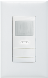 Lithonia WSX WH Commercial Grade 2025 sq. ft. Occupancy Motion Sensor In-Wall Switch White