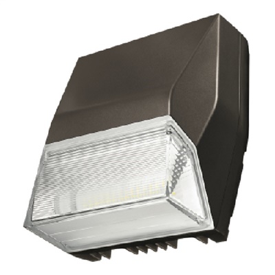 Lumark AXCL10A 102W Axcent LED Wall Light, Refractive Lens, 4000K, Carbon Bronze Finish
