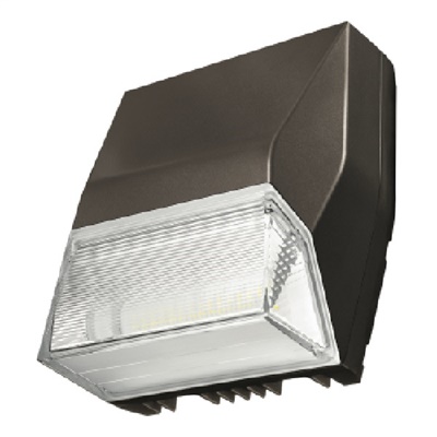 Lumark AXCL6ARL 56W Axcent LED Wall Light, Refractive Lens, 4000K, Carbon Bronze Finish