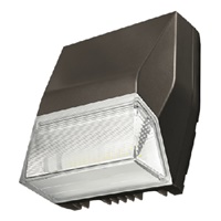 Lumark AXCL8ARL 72W Axcent LED Wall Light, Refractive Lens, 4000K, Carbon Bronze Finish