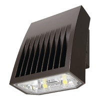 Lumark XTOR6B 58W Crosstour MAXX LED Wallpack, Full Cutoff, 5000K, Carbon Bronze