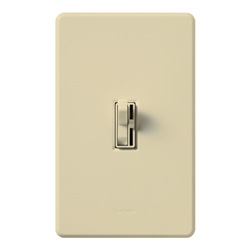 Lutron AY-10PH-IV Ariadni 1000W Incandescent / Halogen Single Pole Preset Dimmer in Ivory