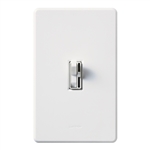 Lutron AY-10PH-WH Ariadni 1000W Incandescent / Halogen Single Pole Preset Dimmer in White