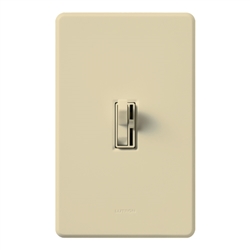 Lutron AY-600PH-IV Ariadni 600W Incandescent / Halogen Single Pole Preset Dimmer in Ivory