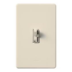 Lutron AY-600PH-LA Ariadni 600W Incandescent / Halogen Single Pole Preset Dimmer in Light Almond