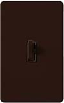 Lutron AY-600PNL-BR Ariadni 600W Incandescent / Halogen Single Pole Preset Dimmer with Locator Light in Brown