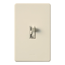 Lutron AYFSQ-F-LA Ariadni 120V 1.5A Single Pole/3-Way 3-Speed Fan Control in Light Almond