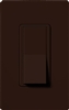 Lutron CA-1PS-BR Claro 15A Single Pole Switch in Brown