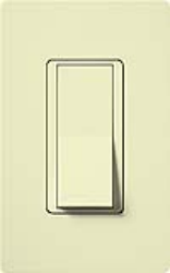 Lutron CA-1PSH-AL Claro 15A Single Pole Switch in Almond