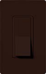 Lutron CA-1PSH-BR Claro 15A Single Pole Switch in Brown