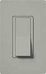 Lutron CA-1PSH-GR Claro 15A Single Pole Switch in Gray