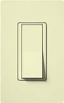 Lutron CA-1PSNL-AL Claro 15A Single Pole Switch with Locator Light in Almond