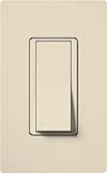 Lutron CA-3PSH-LA Claro 15A 3-Way Switch in Light Almond