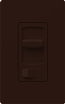 Lutron CTELV-303P-BR Skylark Contour 300W Electronic Low Voltage Single Pole / 3-Way Dimmer in Brown