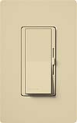 Lutron DV-103PH-IV Diva 1000W Incandescent / Halogen 3-Way Dimmer in Ivory