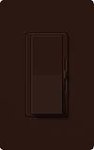 Lutron DV-600P-BR Diva 600W Incandescent / Halogen Single Pole Dimmer in Brown