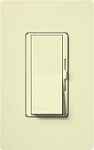 Lutron DV-600PH-AL Diva 600W Incandescent / Halogen Single Pole Dimmer in Almond