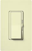 Lutron DVF-103P-AL Diva 120V / 8A Fluorescent 3-Wire / Hi-Lume LED Single Pole / 3-Way Dimmer in Almond