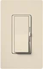 Lutron DVF-103P-LA Diva 120V / 8A Fluorescent 3-Wire / Hi-Lume LED Single Pole / 3-Way Dimmer in Light Almond