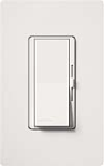 Lutron DVFSQ-FH-WH Diva 120V / 1.5A Single Pole / 3-Way Fan Speed Control in White