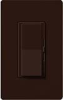 Lutron DVLV-10P-BR Diva 1000VA, 800W Magnetic Low Voltage Single Pole Dimmer in Brown