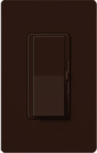 Lutron DVLV-10P-BR Diva 1000VA, 800W Magnetic Low Voltage Single Pole Dimmer in Brown