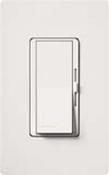 Lutron DVLV-10PH-WH Diva 1000VA, 800W Magnetic Low Voltage Single Pole Dimmer in White