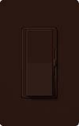 Lutron DVLV-600P-BR Diva 600VA, 500W Magnetic Low Voltage Single Pole Dimmer in Brown