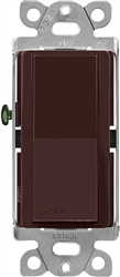 Lutron DVRF-AS-BR Claro Smart Accessory Switch in Brown