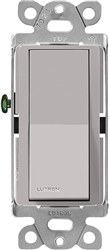 Lutron DVRF-AS-GR Claro Smart Accessory Switch in Gray