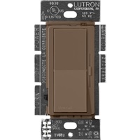 Lutron DVSCCL-253P-EP Diva Satin 600W Incandescent, 250W CFL or LED Single Pole / 3-Way Dimmer in Espresso