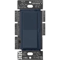 Lutron DVSCELV-300P-DE Diva Satin 300W Electronic Low Voltage Single Pole Dimmer in Deep Sea