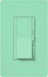 Lutron DVSCELV-300P-SG Diva Satin 300W Electronic Low Voltage Single Pole Dimmer in Sea Glass
