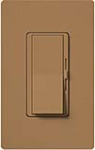 Lutron DVSCELV-300P-TC Diva Satin 300W Electronic Low Voltage Single Pole Dimmer in Terracotta