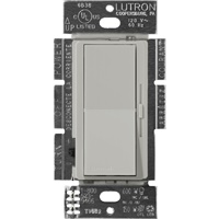 Lutron DVSCELV-303P-PB Diva Satin 300W Electronic Low Voltage 3-Way Dimmer in Pebble