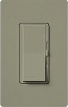 Lutron DVSCF-103P-277-GB Diva Satin 277V / 6A Fluorescent 3-Wire / Hi-Lume LED Single Pole / 3-Way Dimmer in Greenbriar