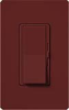 Lutron DVSCF-103P-277-MR Diva Satin 277V / 6A Fluorescent 3-Wire / Hi-Lume LED Single Pole / 3-Way Dimmer in Merlot