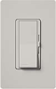 Lutron DVSCF-103P-277-PD Diva Satin 277V / 6A Fluorescent 3-Wire / Hi-Lume LED Single Pole / 3-Way Dimmer in Palladium