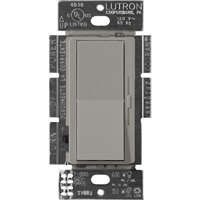 Lutron DVSCFSQ-LF-CS Diva 1.5 A Fan Speed ControlWith 1.0 A LED or CFL and 2.0 A Incandescent/Halogen Single Pole Switch in Cobblestone
