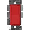 Lutron DVSCLV-103P-SR Diva Satin 1000VA, 800W Magnetic Low Voltage 3-Way Dimmer in Signal Red